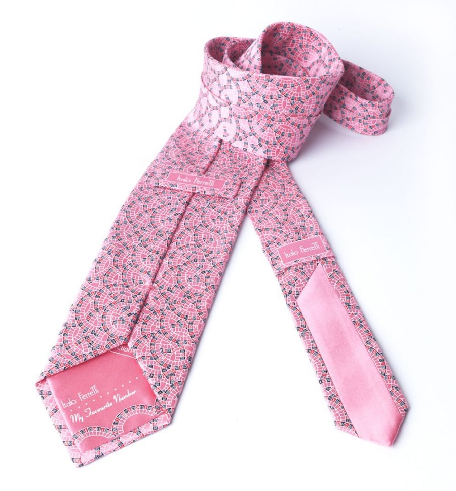 ROULETTE PINK TIE