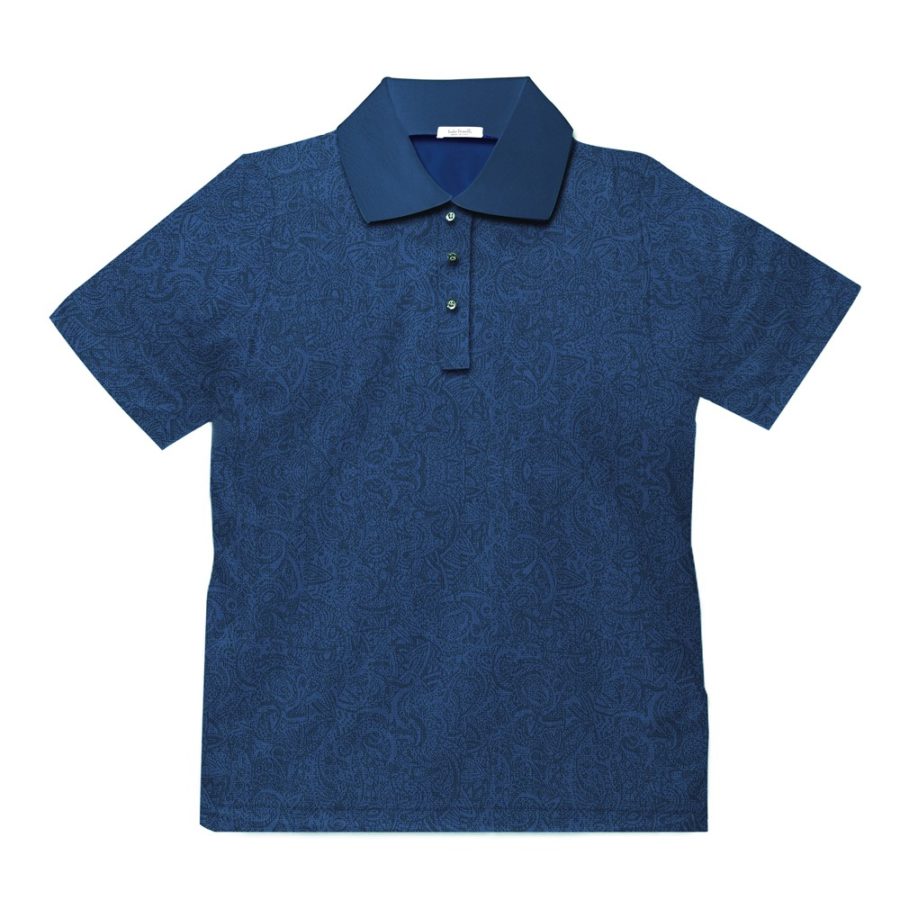 Short sleeve men’s cotton polo shirt blue 418073-05