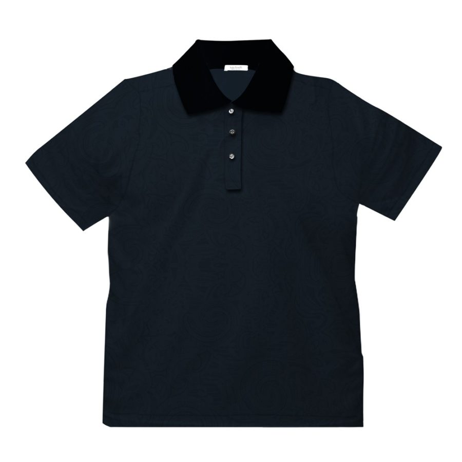 Short sleeve men’s cotton polo shirt black 418076-07