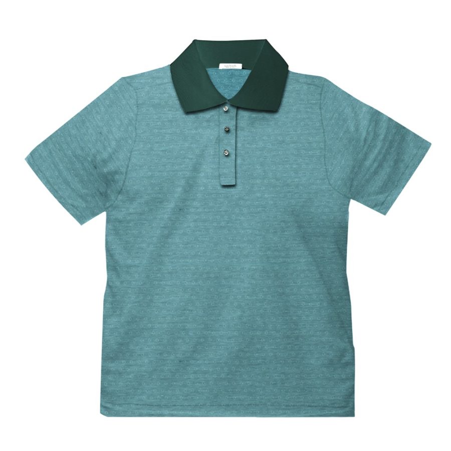 Short sleeve men’s cotton polo shirt light green 418078-04