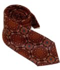 Tailored cashmere tie, multicolor, paisley print 919710-01