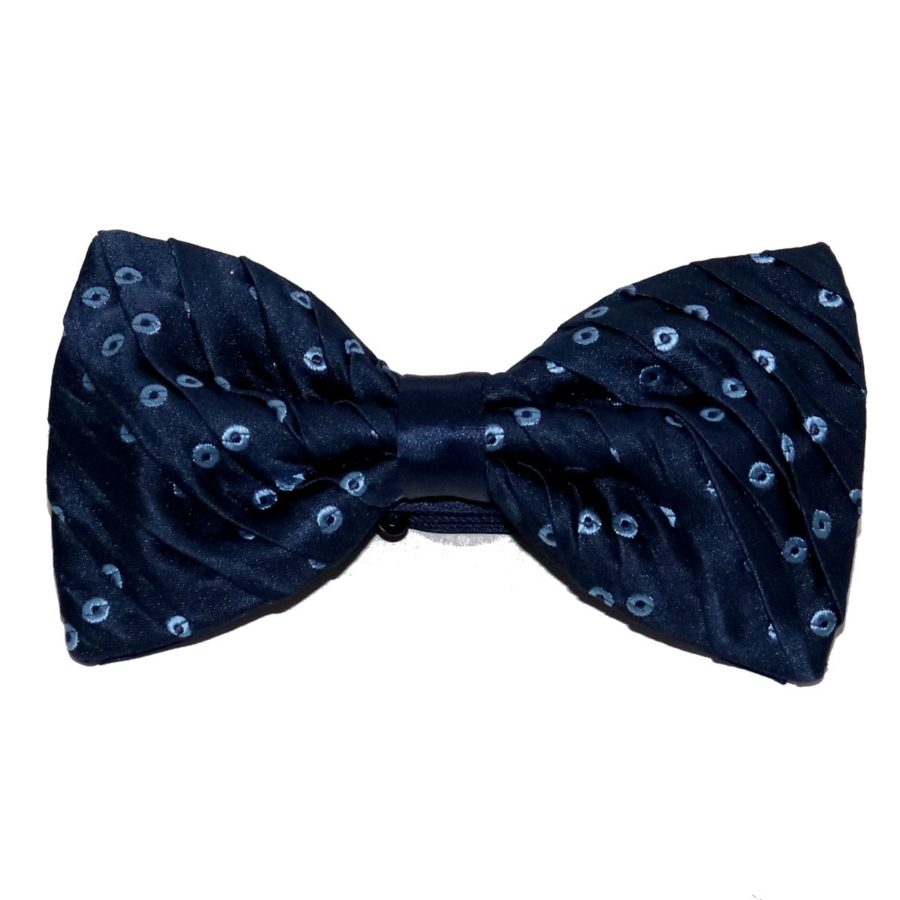 Tailored pleated handmade bow-tie 419613-02