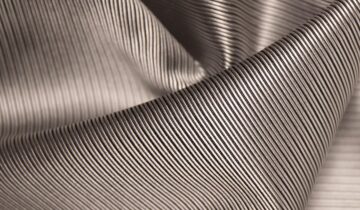 Tailored wedding silk tie, extra thin vertical stripes, handmade in Italy