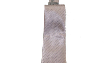 Wedding tie, refined light pink woven silk with silver lurex relief pattern, handmade in Italy