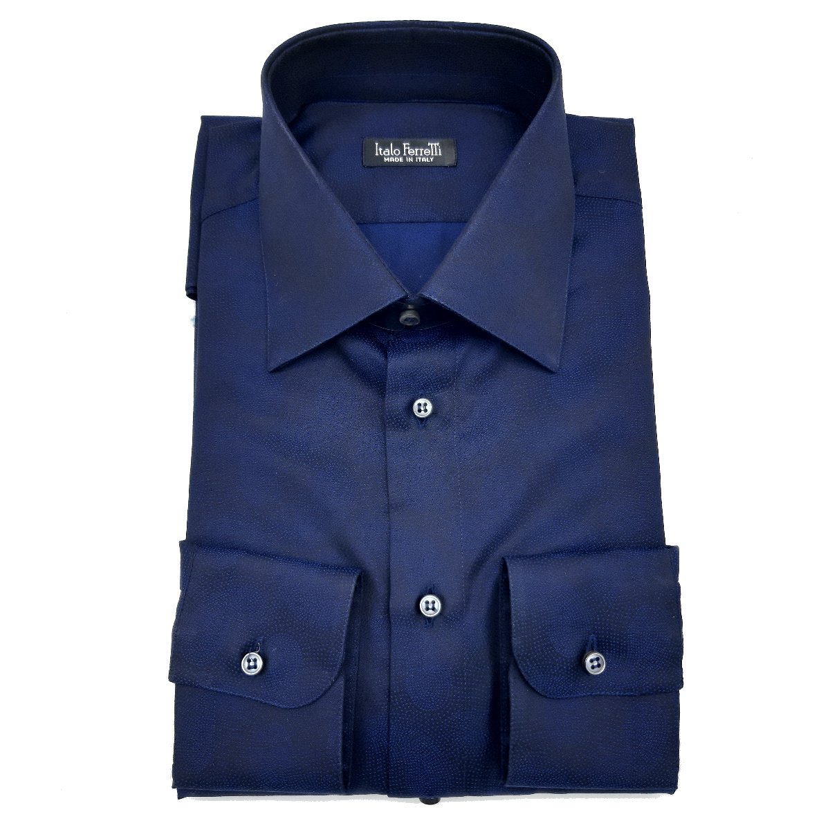 Cotton Long-Sleeved Shirt - Luxury Blue