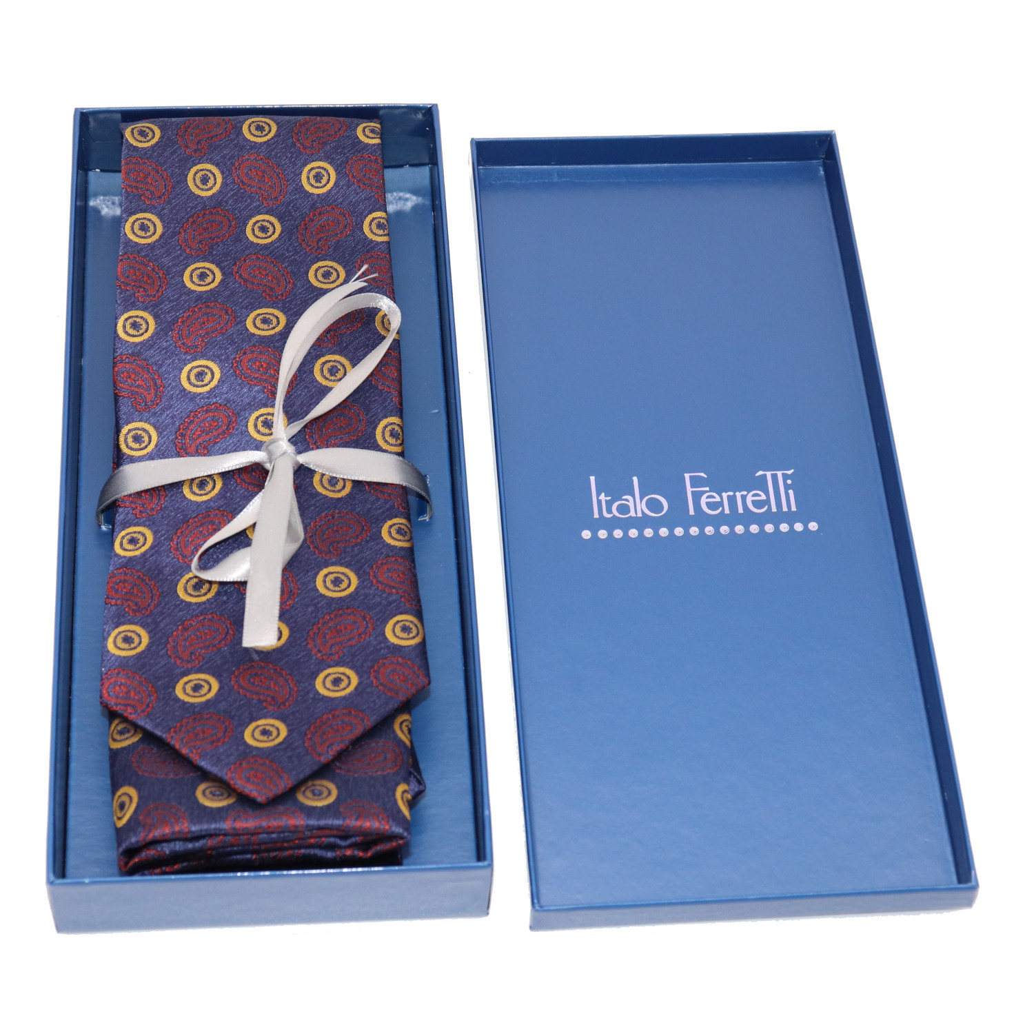 Tie and Pocket Square Set - Italo Ferretti Luxury Store