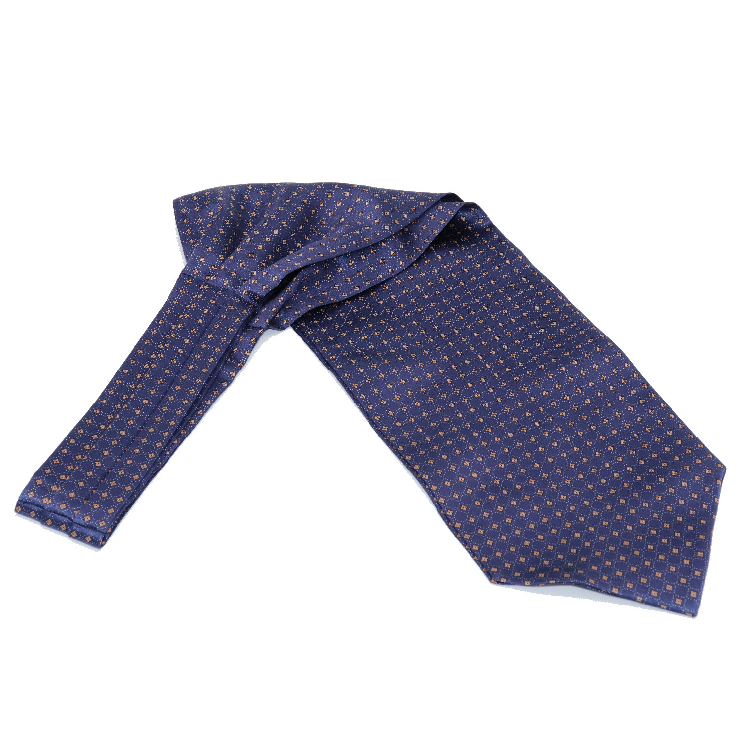 Premium Custom Tie, 100% Silk, Small Geometric Pattern, Handmade in Italy