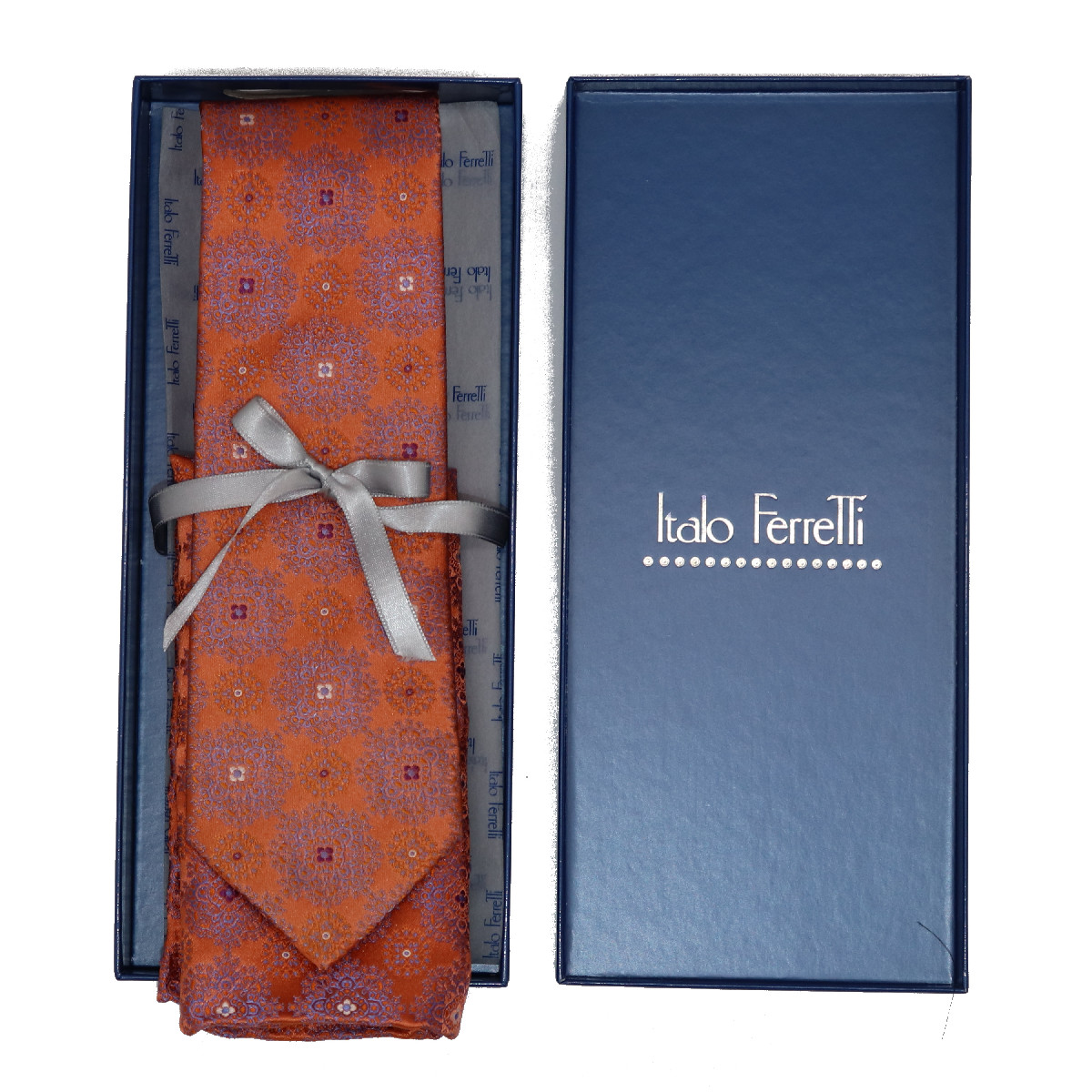 Tie and Pocket Square Set - Italo Ferretti Luxury Store